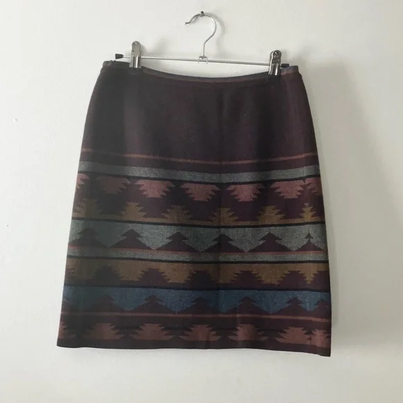 Peruvian Connection Southwestern Sweater Skirt Small Boho Southwestern Artisan - Picture 1 of 6